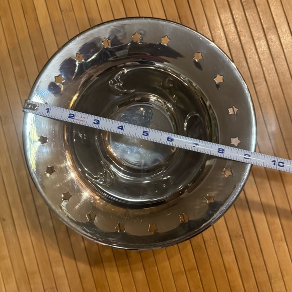 VINTAGE BRASS MOON AND STARS FOOTED DECORATIVE BOWL - Picture 4 of 8